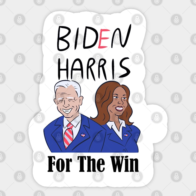 Biden harris For the win Sticker by iniandre